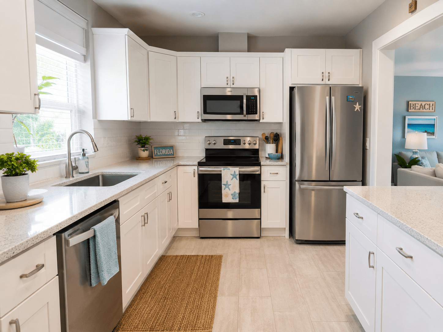Airbnb kitchen remodel Tampa Bay — full renovation with modern finishes