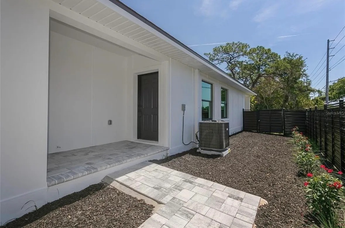 Exterior renovation St. Petersburg FL — curb appeal upgrade and landscaping
